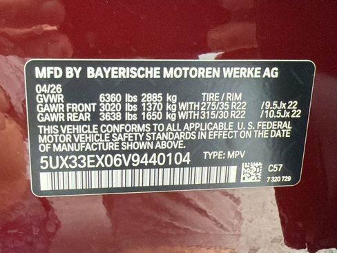 New 2027 BMW X6 xDrive40i AWD/4WD image 20