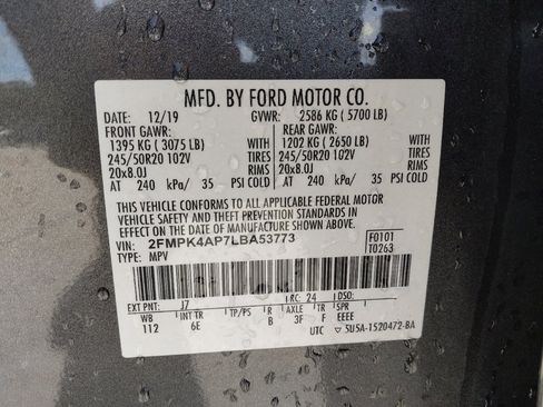 Used 2020 Ford Edge ST image 33