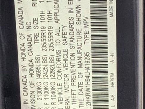 Used 2020 Honda CR-V Touring image 27