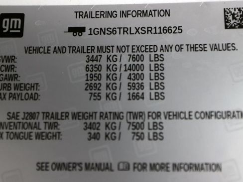 Used 2025 Chevrolet Tahoe High Country AWD/4WD image 48