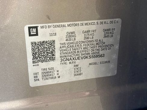 Used 2019 Chevrolet Equinox LT AWD/4WD image 15