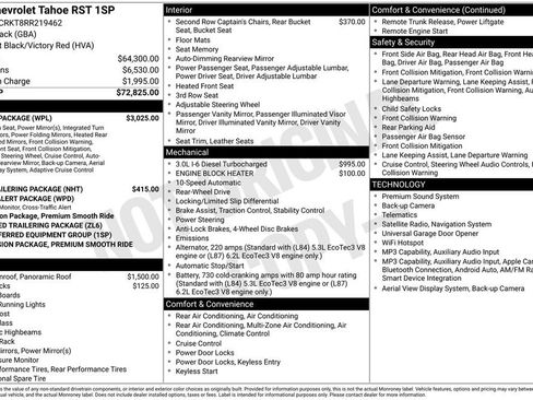 Used 2024 Chevrolet Tahoe RST w/ Luxury Package RWD image 6
