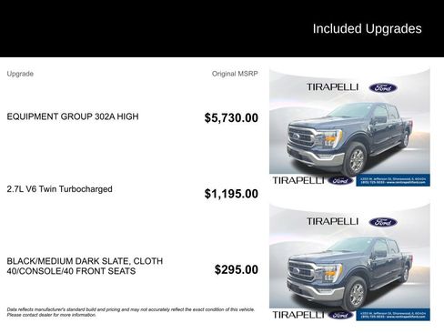 Used 2021 Ford F150 XLT w/ Equipment Group 302A High image 12