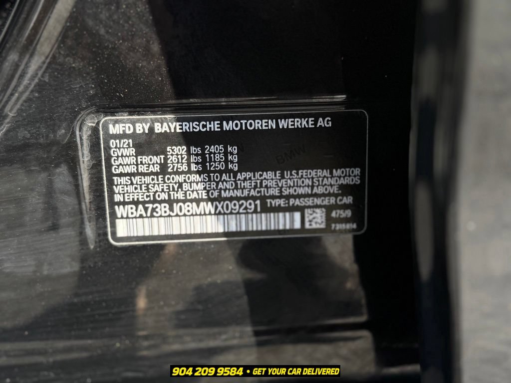 Used 2021 BMW 540i xDrive w/ Premium Package AWD/4WD image 15