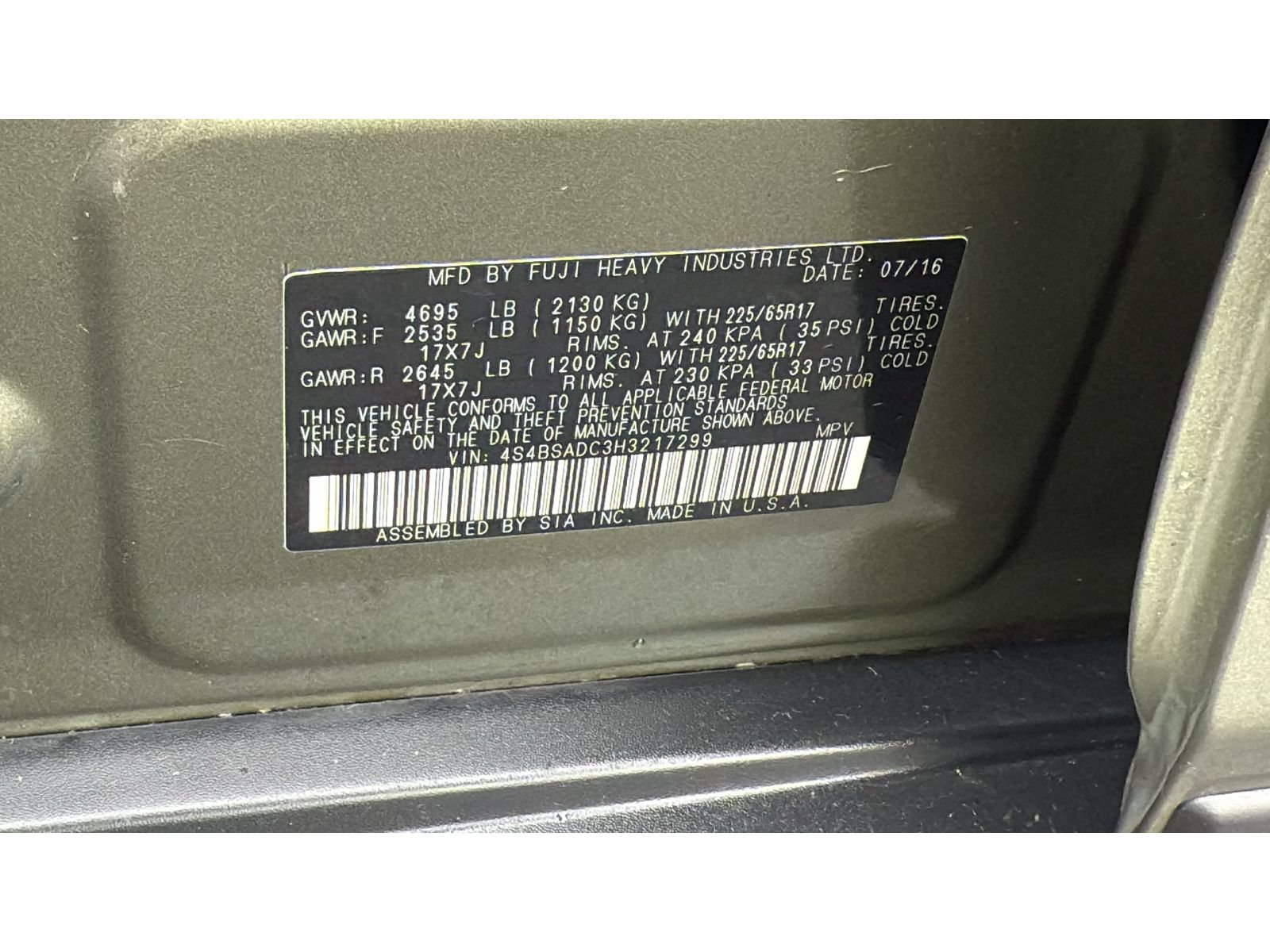 Used 2017 Subaru Outback 2.5i Premium AWD/4WD image 31