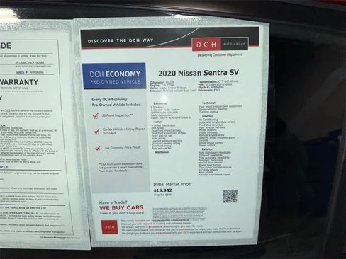 Used 2020 Nissan Sentra SV image 13