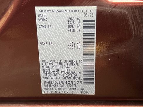 Certified 2023 Nissan Altima 2.5 SV image 33