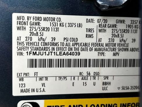 Used 2020 Ford Expedition XLT w/ Equipment Group 202A image 30