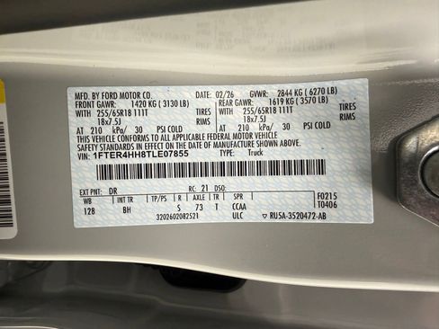 New 2026 Ford Ranger XLT w/ Equipment Group 301A High image 17