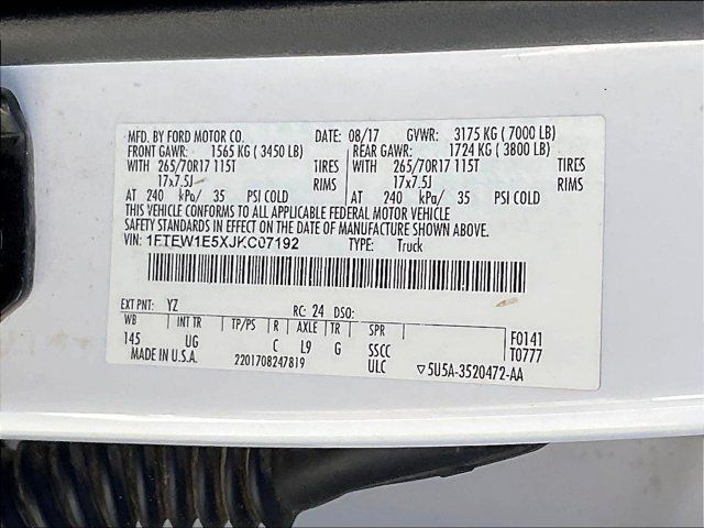 Used 2018 Ford F150 XLT w/ Equipment Group 301A Mid AWD/4WD image 30