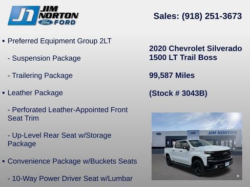 Used 2020 Chevrolet Silverado 1500 LT Trail Boss AWD/4WD image 40