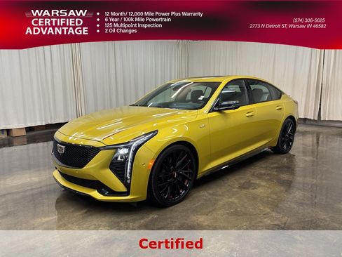 Used 2026 Cadillac CT5 V w/ LPO, Red Accent Package RWD image 1