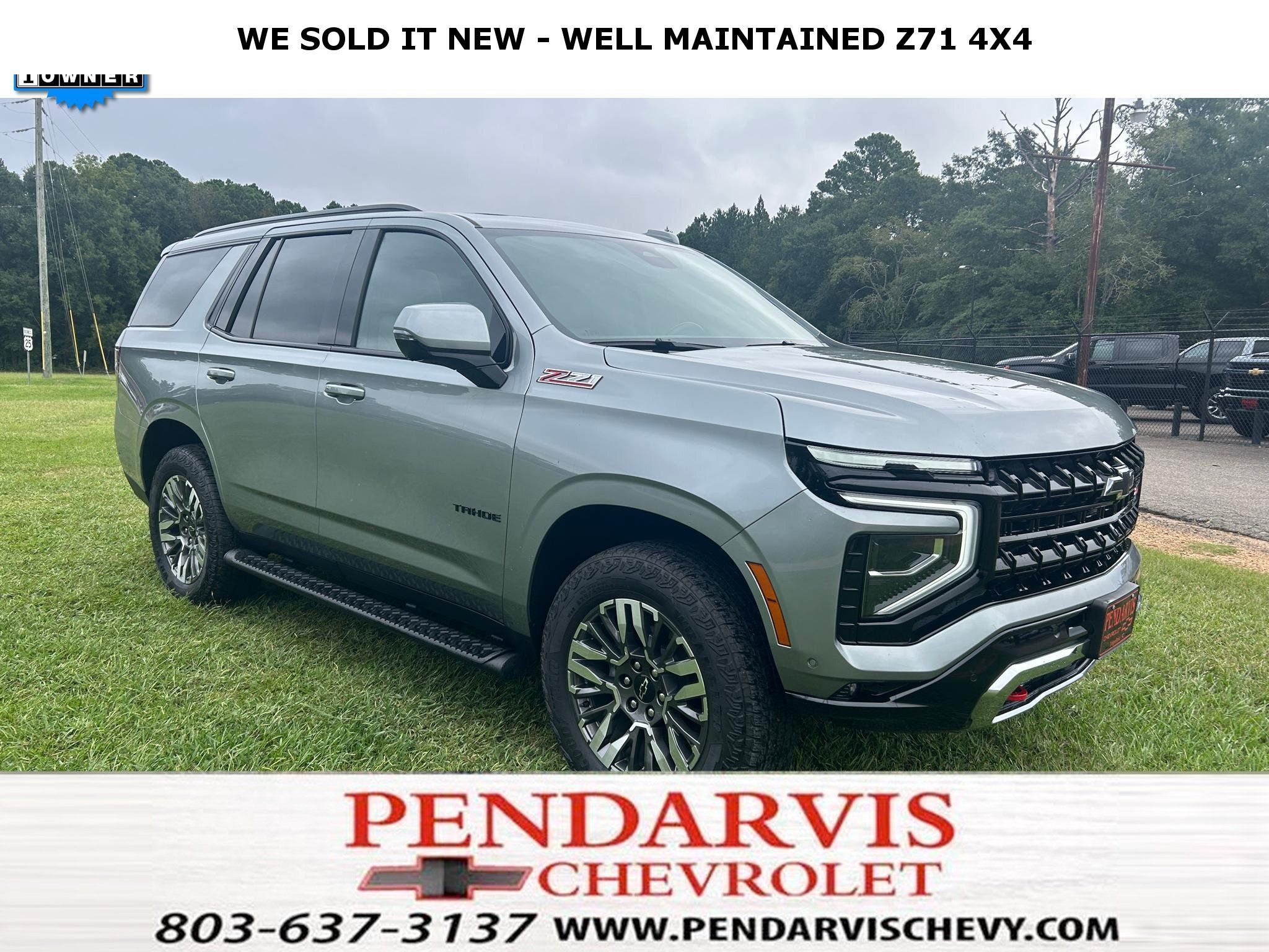 Used 2025 Chevrolet Tahoe Z71 w/ Comfort Package AWD/4WD image 1