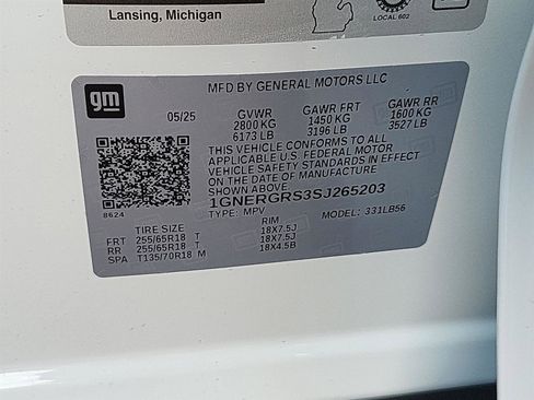 New 2025 Chevrolet Traverse LT w/ Enhanced Driving Package image 31