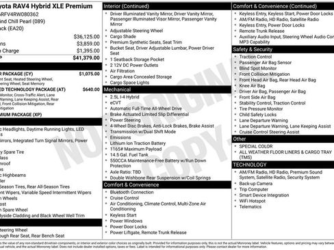 Certified 2024 Toyota RAV4 XLE Premium w/ Weather Package AWD/4WD image 32