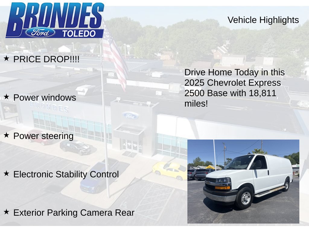Used 2025 Chevrolet Express 2500 w/ Driver Convenience Package RWD image 5