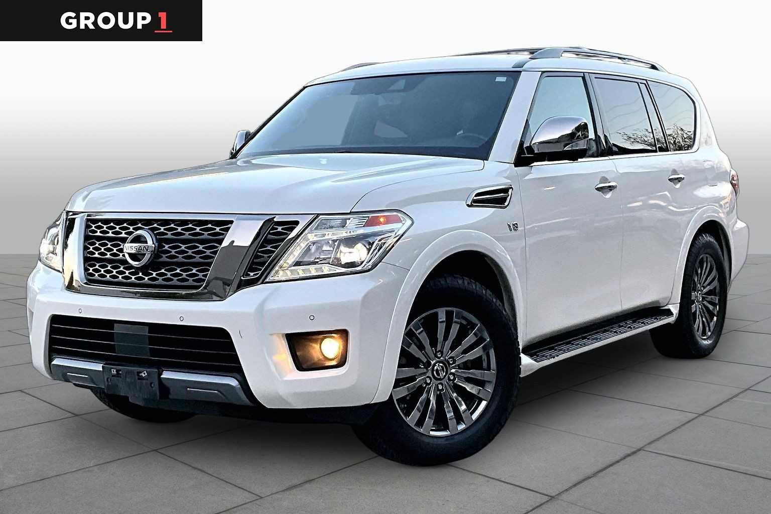 Used 2019 Nissan Armada Platinum w/ Captain's Chairs Package AWD/4WD image 1