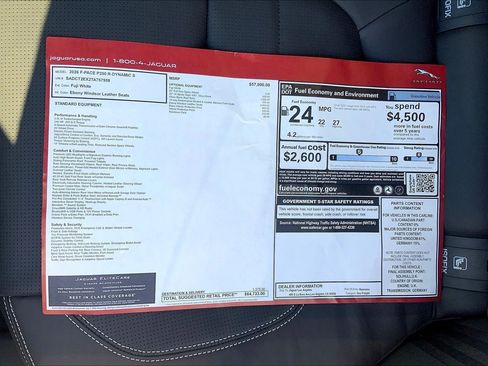 New 2026 Jaguar F-PACE R-Dynamic S image 11