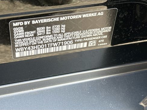 New 2026 BMW i4 xDrive40i w/ Parking Assistance Package AWD/4WD image 43