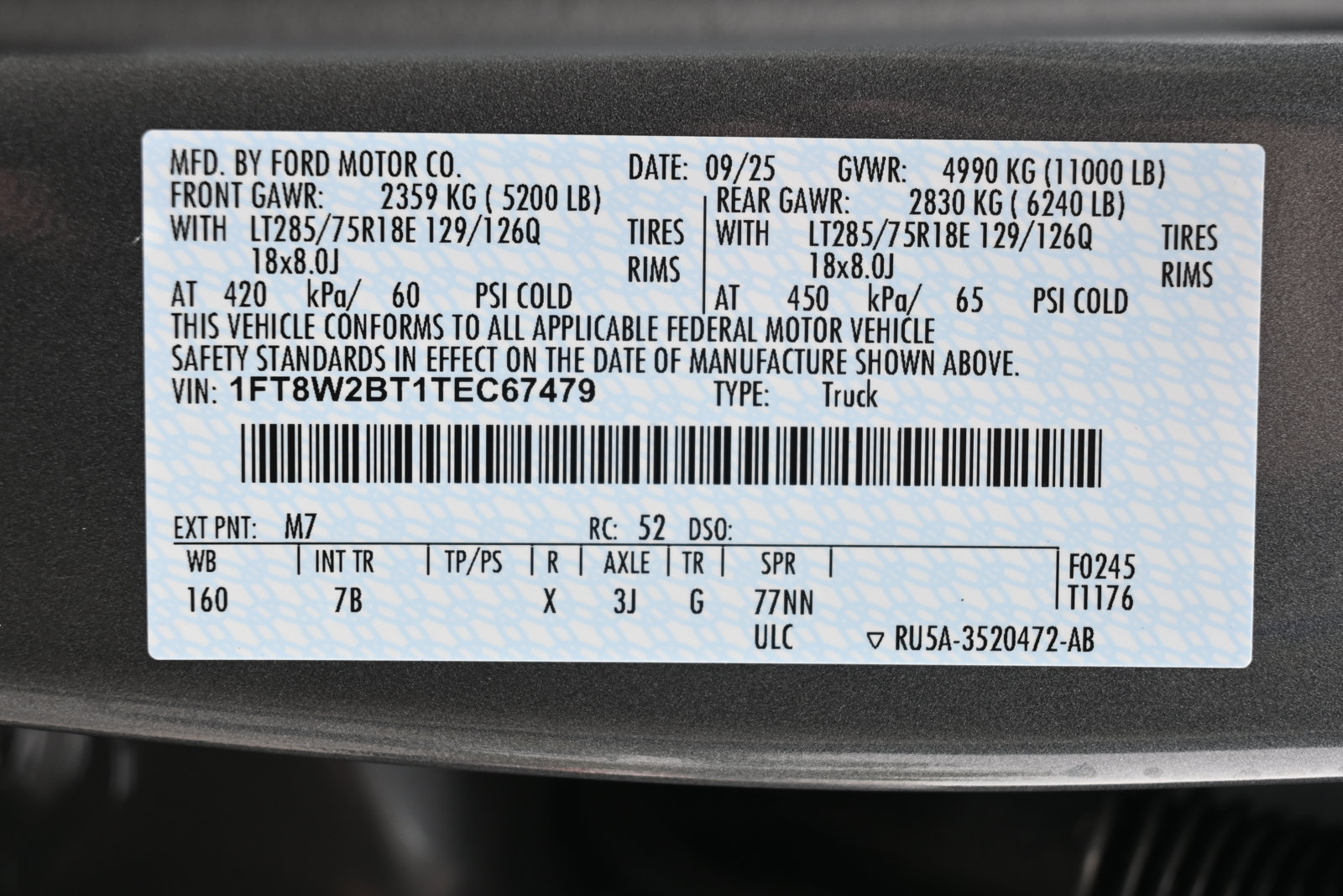 New 2026 Ford F250 Platinum w/ Tremor Off-Road Package AWD/4WD image 15