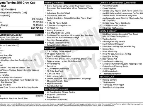 New 2026 Toyota Tundra SR5 w/ SR5 Convenience Package AWD/4WD image 4