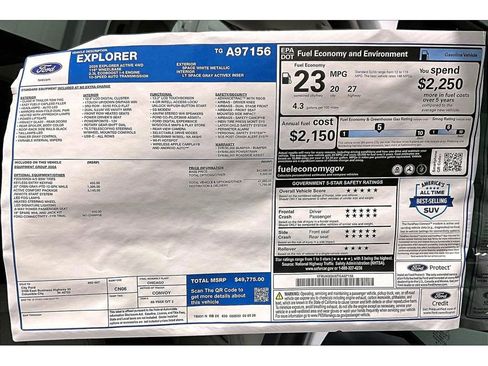 New 2026 Ford Explorer Active w/ Active Comfort Package image 45