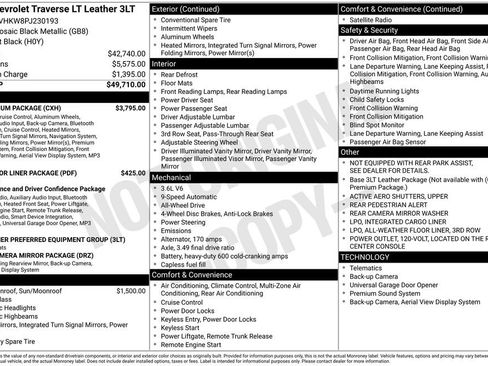 Used 2023 Chevrolet Traverse LT w/ LT Premium Package AWD/4WD image 4