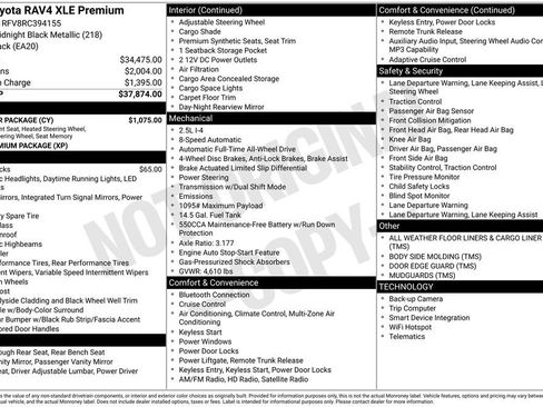 Used 2024 Toyota RAV4 XLE Premium w/ Weather Package AWD/4WD image 3