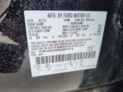 Used 2025 Ford Explorer Platinum w/ LUX Leather Package image 20