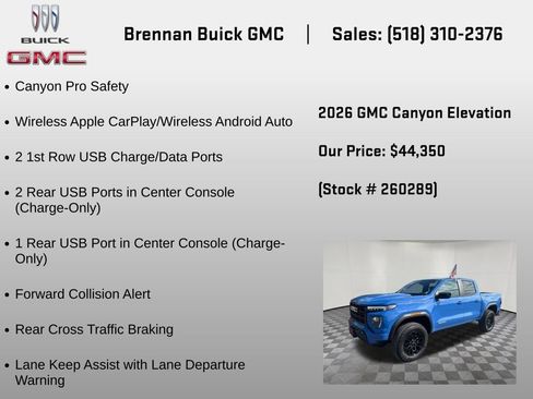 New 2026 GMC Canyon Elevation w/ Convenience Package AWD/4WD image 35