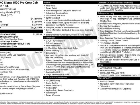 New 2026 GMC Sierra 1500 Pro w/ Pro Value Package image 33