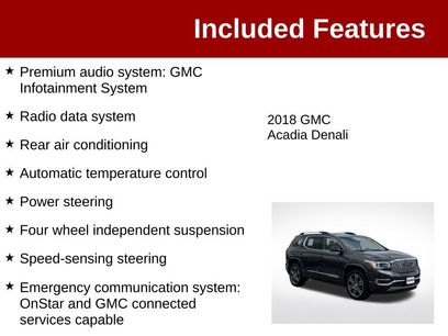 Used 2018 GMC Acadia Denali w/ Technology Package
