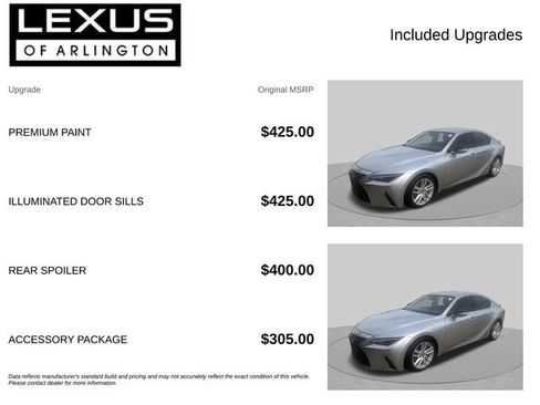 Used 2021 Lexus IS 300 w/ Accessory Package RWD image 4