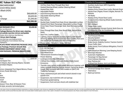 Used 2019 GMC Yukon SLT w/ Open Road Package AWD/4WD image 26