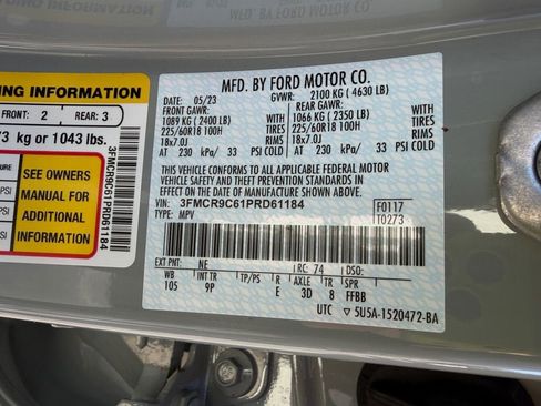 Used 2023 Ford Bronco Sport Outer Banks AWD/4WD image 37