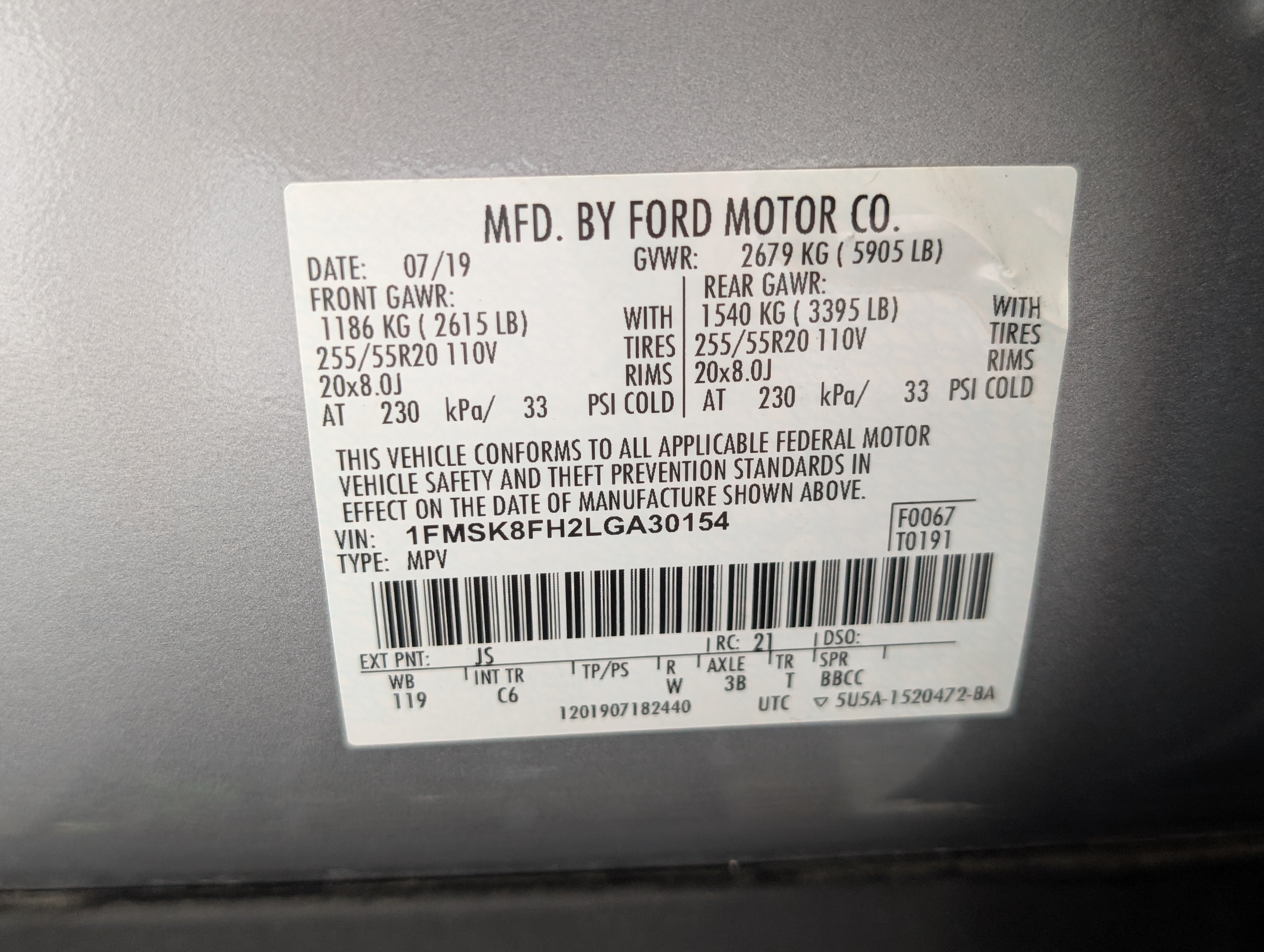 Used 2020 Ford Explorer Limited AWD/4WD image 38
