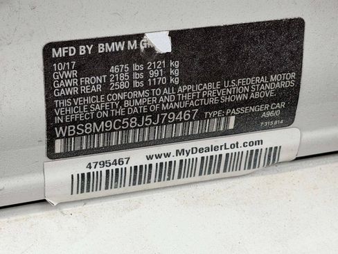 Used 2018 BMW M3 RWD image 14