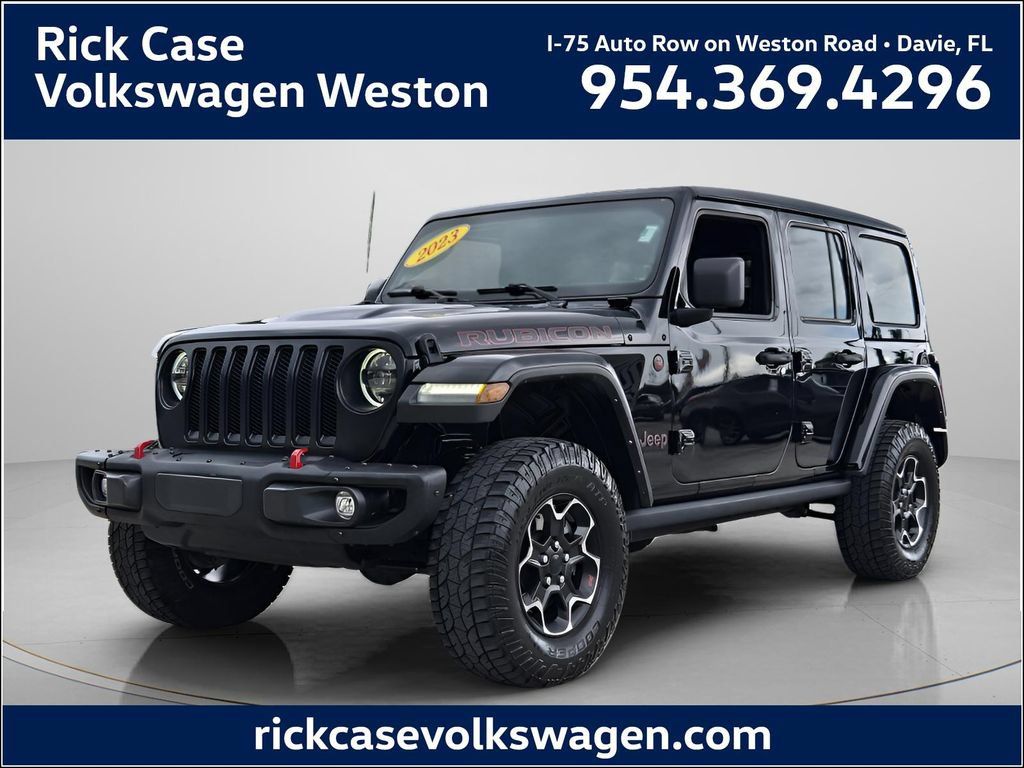 Used 2023 Jeep Wrangler Unlimited Rubicon w/ Steel Bumper Group AWD/4WD image 1