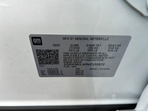 Used 2022 GMC Acadia SLE FWD image 37