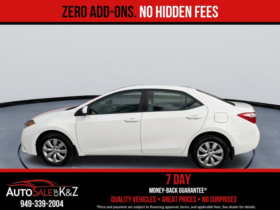 Used 2015 Toyota Corolla LE w/ Body Protection Package #3 FWD image 3