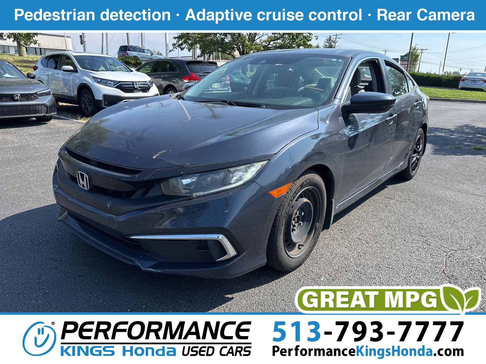 Used 2019 Honda Civic LX image 1