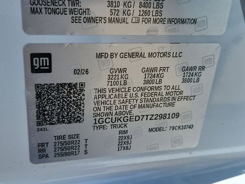 New 2026 Chevrolet Silverado 1500 LTZ w/ Technology Package image 27