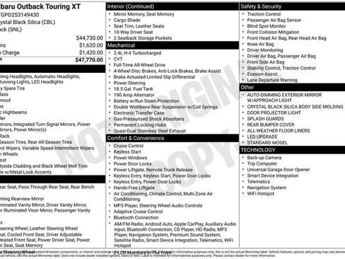 Certified 2025 Subaru Outback Touring XT image 27