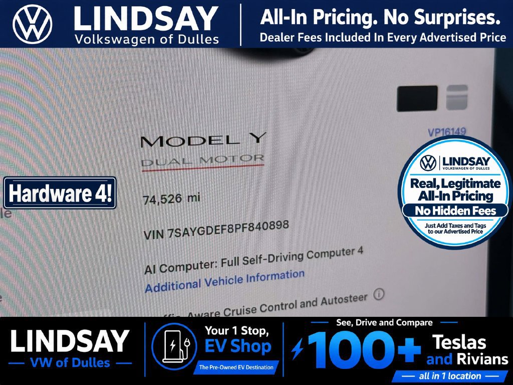 Used 2023 Tesla Model Y Performance AWD/4WD image 27