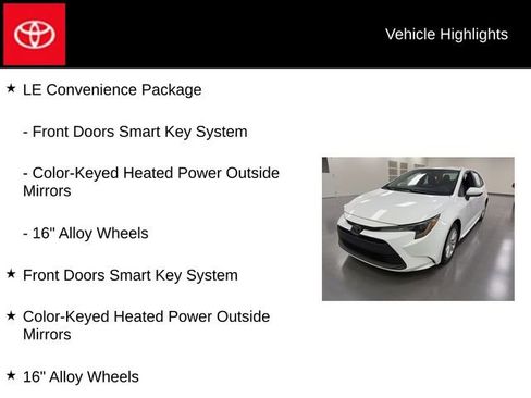 Certified 2023 Toyota Corolla LE w/ LE Convenience Package FWD image 5