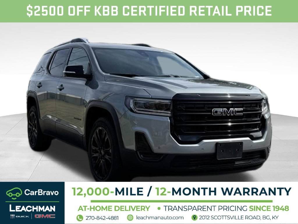 Certified 2023 GMC Acadia SLE w/ Driver Convenience Package AWD/4WD 360° Tour