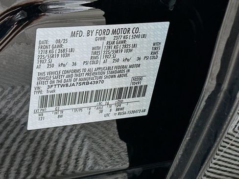 Used 2025 Ford Maverick XLT w/ Black Appearance Package AWD/4WD image 34