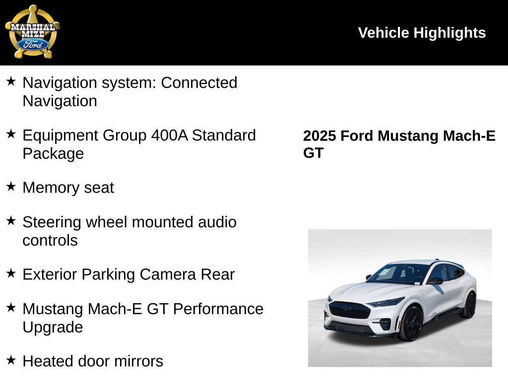 Certified 2025 Ford Mustang Mach-E GT AWD/4WD image 2