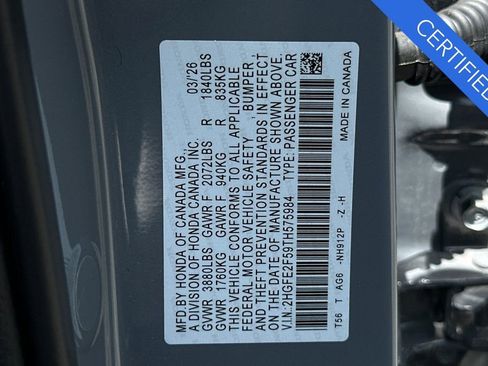 Certified 2026 Honda Civic Sport image 32