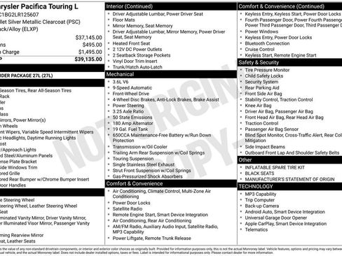Used 2020 Chrysler Pacifica Touring-L FWD image 28